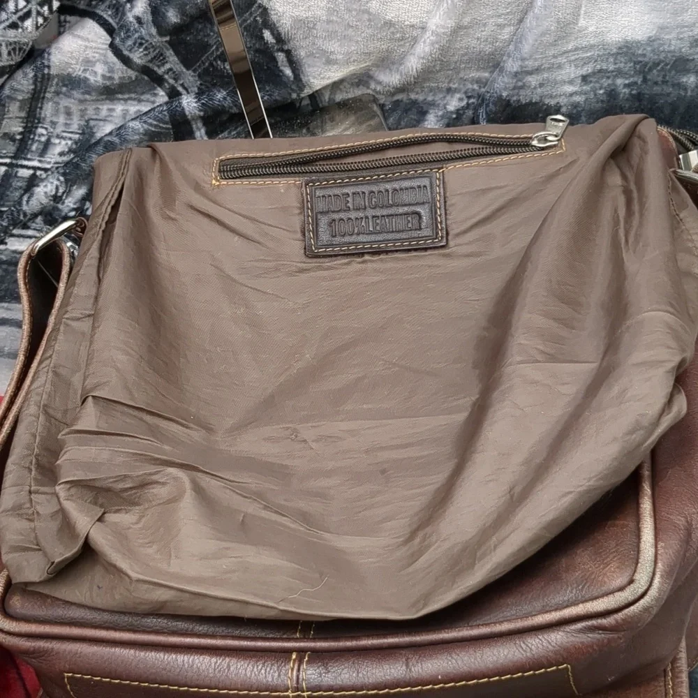 N/A leather bag